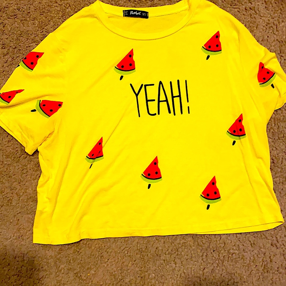 Yellow watermelon shirt
